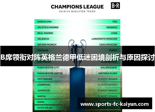 B席领衔对阵英格兰德甲低迷困境剖析与原因探讨 B席领衔对阵英格兰德甲低迷困境剖析与原因探讨